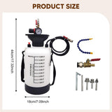 Maxbell 5L Automotive Transmission Fluid Pump Portable Automotive Oil Filling System with metal Connector