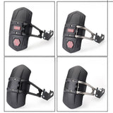 Maxbell Motorcycle Rear Mudguard Fender Simple Assembly Black with Reflector