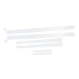 Maxbell 6x Car Body Door Molding Trim Cover Automotive Accessories Trim Strips Panel