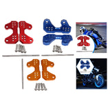 Maxbell Motorcycle Foot Pegs Supports Rearsets Footpegs for Yamaha Yzf R25 MT25 Red