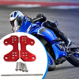 Maxbell Motorcycle Foot Pegs Supports Rearsets Footpegs for Yamaha Yzf R25 MT25 Red