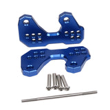 Maxbell Motorcycle Foot Pegs Supports Rearsets Footpegs for Yamaha Yzf R25 MT25 Blue