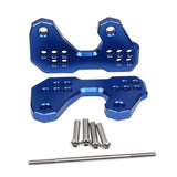 Maxbell Motorcycle Foot Pegs Supports Rearsets Footpegs for Yamaha Yzf R25 MT25 Blue