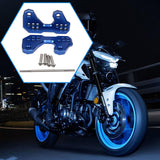 Maxbell Motorcycle Foot Pegs Supports Rearsets Footpegs for Yamaha Yzf R25 MT25 Blue
