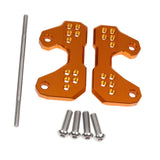 Maxbell Motorcycle Foot Pegs Supports Rearsets Footpegs for Yamaha Yzf R25 MT25 Gold