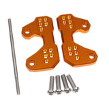 Maxbell Motorcycle Foot Pegs Supports Rearsets Footpegs for Yamaha Yzf R25 MT25 Gold