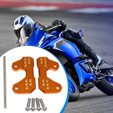 Maxbell Motorcycle Foot Pegs Supports Rearsets Footpegs for Yamaha Yzf R25 MT25 Gold