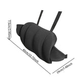 Maxbell Car Seat Waist Support Pillow Soft Waist Support Pillow for Travel Bed black