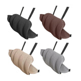 Maxbell Car Seat Waist Support Pillow Soft Waist Support Pillow for Travel Bed black