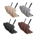 Maxbell Car Seat Waist Support Pillow Soft Waist Support Pillow for Travel Bed black