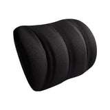 Maxbell Car Seat Waist Support Pillow Soft Waist Support Pillow for Travel Bed black