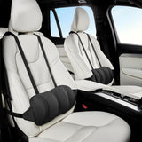 Maxbell Car Seat Waist Support Pillow Soft Waist Support Pillow for Travel Bed black