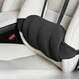 Maxbell Car Seat Waist Support Pillow Soft Waist Support Pillow for Travel Bed black