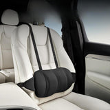 Maxbell Car Seat Waist Support Pillow Soft Waist Support Pillow for Travel Bed black