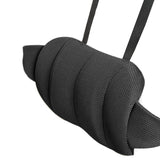 Maxbell Car Seat Waist Support Pillow Soft Waist Support Pillow for Travel Bed black