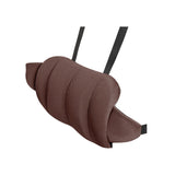 Maxbell Car Seat Waist Support Pillow Soft Waist Support Pillow for Travel Bed brown