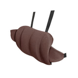 Maxbell Car Seat Waist Support Pillow Soft Waist Support Pillow for Travel Bed brown