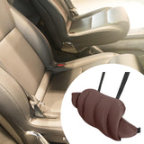 Maxbell Car Seat Waist Support Pillow Soft Waist Support Pillow for Travel Bed brown