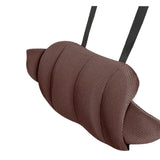 Maxbell Car Seat Waist Support Pillow Soft Waist Support Pillow for Travel Bed brown
