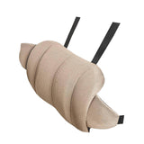 Maxbell Car Seat Waist Support Pillow Soft Waist Support Pillow for Travel Bed light brown