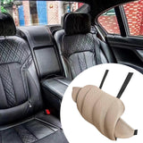 Maxbell Car Seat Waist Support Pillow Soft Waist Support Pillow for Travel Bed light brown