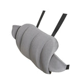 Maxbell Car Seat Waist Support Pillow Soft Waist Support Pillow for Travel Bed gray