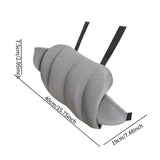 Maxbell Car Seat Waist Support Pillow Soft Waist Support Pillow for Travel Bed gray