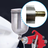 Maxbell Spray Cup Adapter Metal Lightweight Sturdy Good Sealing Connection Connector Thread A