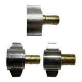 Maxbell Spray Cup Adapter Metal Lightweight Sturdy Good Sealing Connection Connector Thread A