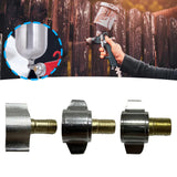 Maxbell Spray Cup Adapter Metal Lightweight Sturdy Good Sealing Connection Connector Thread A