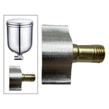 Maxbell Spray Cup Adapter Metal Lightweight Sturdy Good Sealing Connection Connector Thread A