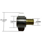 Maxbell Spray Cup Adapter Metal Lightweight Sturdy Good Sealing Connection Connector Thread C