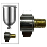 Maxbell Spray Cup Adapter Metal Lightweight Sturdy Good Sealing Connection Connector Thread C