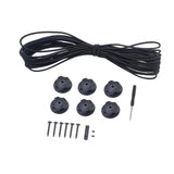 Maxbell Elastic Rope 32.8 ft Organizer Decor Cord for Tent Crafting Kayak Patio