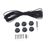 Maxbell Elastic Rope 32.8 ft Organizer Decor Cord for Tent Crafting Kayak Patio