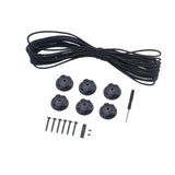 Maxbell Elastic Rope 32.8 ft Organizer Decor Cord for Tent Crafting Kayak Patio