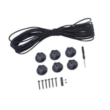 Maxbell Elastic Rope 32.8 ft Organizer Decor Cord for Tent Crafting Kayak Patio