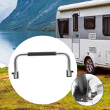 Maxbell RV Upper Bunk Foldable Guard Rail Versatile for RV Forehead Beds Accessories Silvery