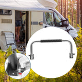 Maxbell RV Upper Bunk Foldable Guard Rail Versatile for RV Forehead Beds Accessories Silvery