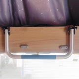 Maxbell RV Upper Bunk Foldable Guard Rail Versatile for RV Forehead Beds Accessories Silvery