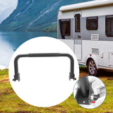 Maxbell RV Upper Bunk Foldable Guard Rail Versatile for RV Forehead Beds Accessories Black
