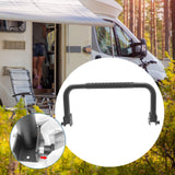 Maxbell RV Upper Bunk Foldable Guard Rail Versatile for RV Forehead Beds Accessories Black