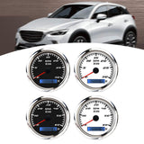 Maxbell Digital Tach Hour Meter Universal RPM Gauge for 12V/24V Autos 0 to 30 black