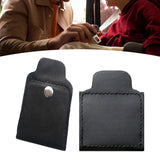 Maxbell 2x Seat Belt Adjuster Automobile PU Leather Comfort Children Neck Protection Snap Button