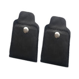 Maxbell 2x Seat Belt Adjuster Automobile PU Leather Comfort Children Neck Protection Snap Button