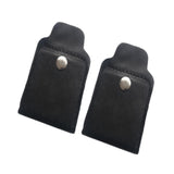 Maxbell 2x Seat Belt Adjuster Automobile PU Leather Comfort Children Neck Protection Snap Button