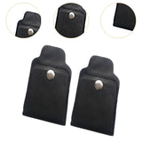 Maxbell 2x Seat Belt Adjuster Automobile PU Leather Comfort Children Neck Protection Snap Button