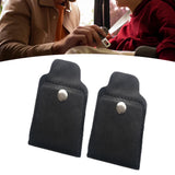 Maxbell 2x Seat Belt Adjuster Automobile PU Leather Comfort Children Neck Protection Snap Button