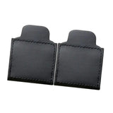 Maxbell 2x Seat Belt Adjuster Automobile PU Leather Comfort Children Neck Protection Hook and Loop