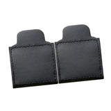 Maxbell 2x Seat Belt Adjuster Automobile PU Leather Comfort Children Neck Protection Hook and Loop